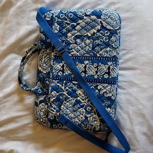 NWOT Vera Bradley Blue Lagoon Hardside Laptop Case